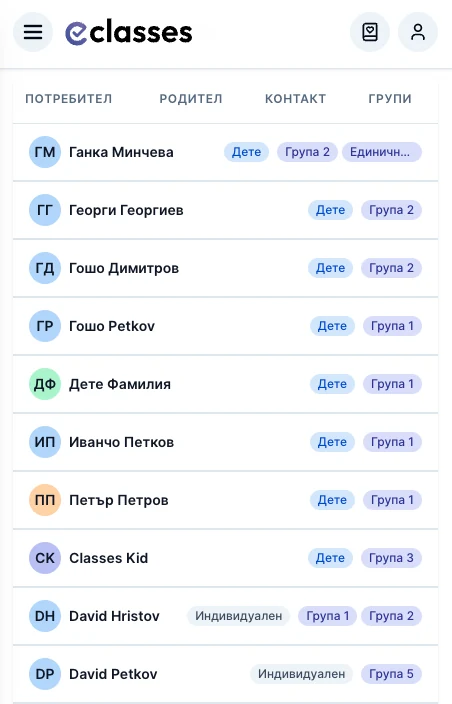 Ученици и родители на едно място